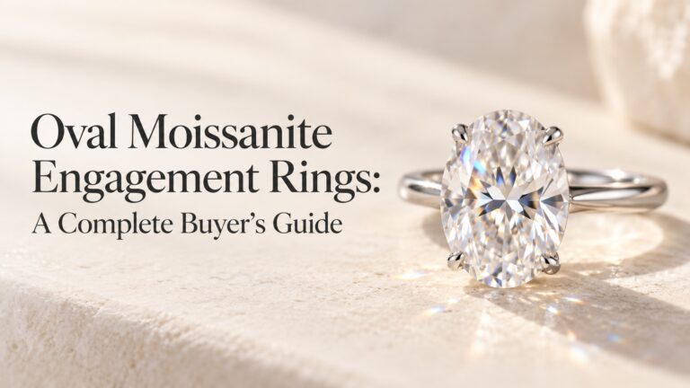 Oval Moissanite Engagement Ring Guide